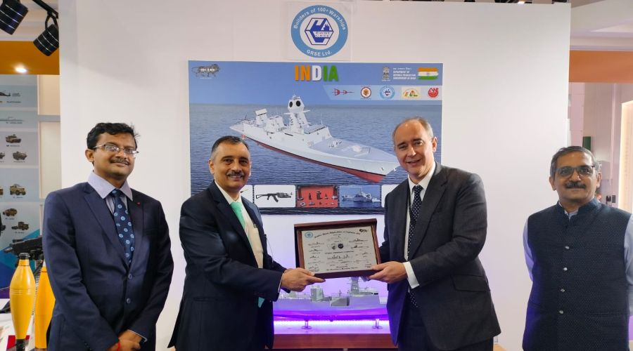Globalizing 'Make in India' in Defence: GRSE shines at DSEI Exhibition, London